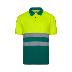VL FORTUNA. Bird-eye polo shirt (140g/m²) with short sleeves, in polyester (100%) - Reklamnepredmety