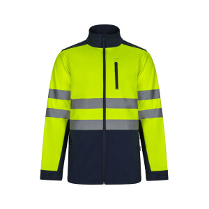 VL HESTIA. Two-tone soft shell jacket (280g/m²), in polyester (96%) and elastane (4%) - Reklamnepredmety