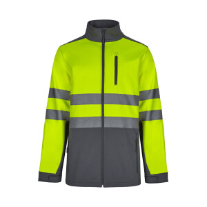 VL HESTIA. Two-tone soft shell jacket (280g/m²), in polyester (96%) and elastane (4%) - Reklamnepredmety