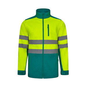 VL HESTIA. Two-tone soft shell jacket (280g/m²), in polyester (96%) and elastane (4%) - Reklamnepredmety