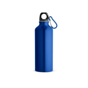 RE-LANDSCAPE M. Recycled aluminium bottle with carabiner 530 mL - Reklamnepredmety