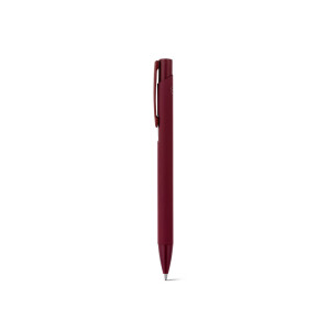 CLINT. Recycled aluminium (100% rAL) ballpoint pen with rubber finish - Reklamnepredmety
