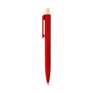 ZARA. Recycled ABS (100% rABS) ballpoint pen with bamboo button - Reklamnepredmety