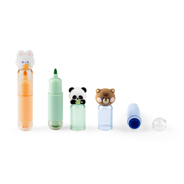 TROPICAL. Set of 3 pens designed for children in ABS