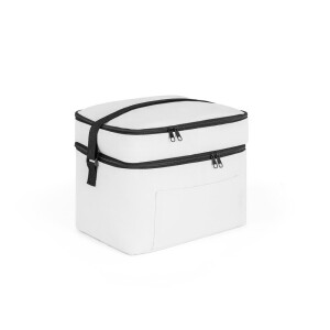 CANCUN LARGE. Thermal bag in 600D, recycled polyester, with adjustable webbing strap - Reklamnepredmety