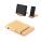 HABER. Bamboo mobile phone holder - 93640-set - variant 