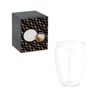 MACHIATO CUP. Borosilicate glass cup 350 mL - Reklamnepredmety