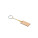 HOPPS. Rectangular bamboo keyring with PET cord - 95089-160 - variant