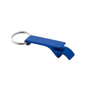 RE-BAITT. Recycled aluminium (100% rAL) keyring with capsule opener - Reklamnepredmety