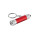 RE-LERGAN. Aluminium keyring (92% recycled) with 3-light LED torch - 95092-105 - variant