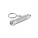 RE-LERGAN. Aluminium keyring (92% recycled) with 3-light LED torch - 95092-127 - variant