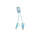 BERNERS. Superfast 6-in-1 USB cable in recycled PET (100% rPET) - 97191-100-a - variant