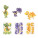 DINOSAURUS. 3D puzzle in paper and EVA in the shape of a dinosaur - 98152-set - variant