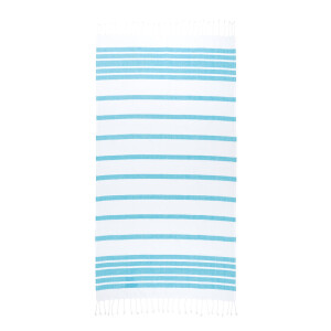 SARDENHA. Beach towel in cotton (70% recycled) and polyester (30% recycled) (180 g/m²) - Reklamnepredmety