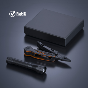 OPTIMA SET I: MULTITOOL AND MEDIUM FLASHLIGHT - Reklamnepredmety