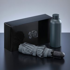 ACTIVE SET: THERMAL WATER BOTTLE AND AUTOMATIC UMBRELLA - Reklamnepredmety