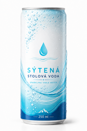 Table water with label - Reklamnepredmety