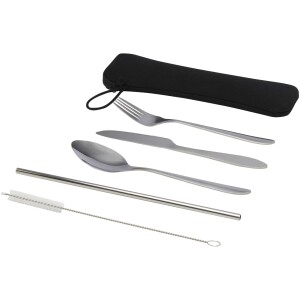 Sheen 5-piece stainless steel cutlery set - Reklamnepredmety