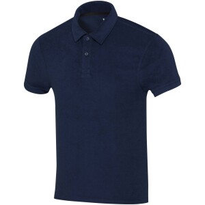 Unisex Akoya polo shirt made of recycled terry cloth with GRS certification - Reklamnepredmety