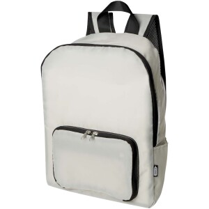 EcoFold foldable backpack made of RPET with a capacity of 15 l - Reklamnepredmety