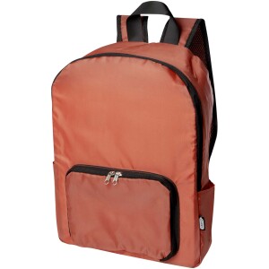 EcoFold foldable backpack made of RPET with a capacity of 15 l - Reklamnepredmety