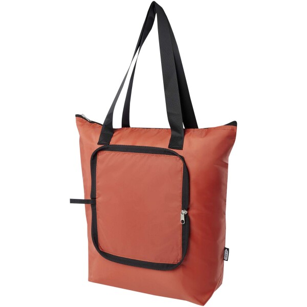EcoFold foldable shopping cooler bag made of RPET material, 15 l capacity