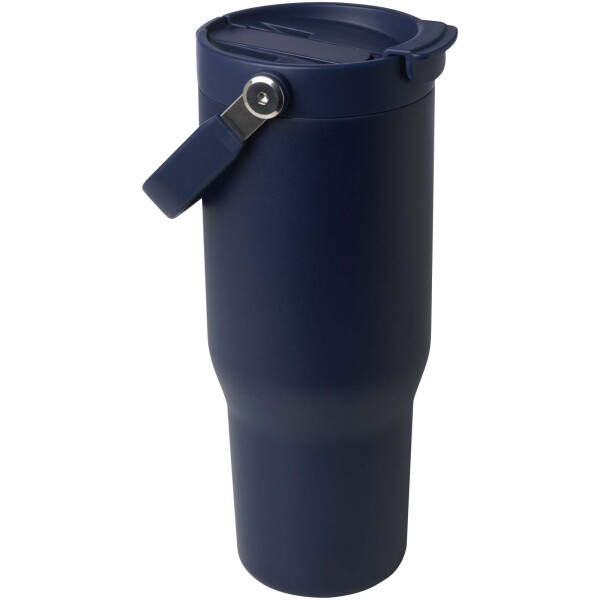 Bronx 900ml Vacuum and Copper Insulated Mug Made of RCS Certified Recycled Stainless Steel with Dual-Function Lid