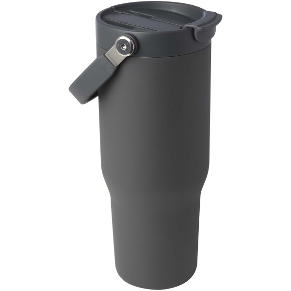 Bronx 900ml Vacuum and Copper Insulated Mug Made of RCS Certified Recycled Stainless Steel with Dual-Function Lid