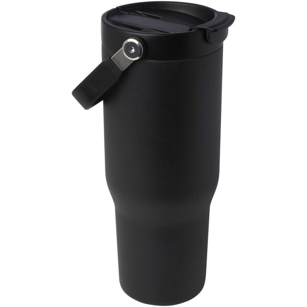 Bronx 900ml Vacuum and Copper Insulated Mug Made of RCS Certified Recycled Stainless Steel with Dual-Function Lid