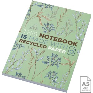 Recycled Novella Austen Softcover A5 Notebook - 100 Sheets - Reklamnepredmety