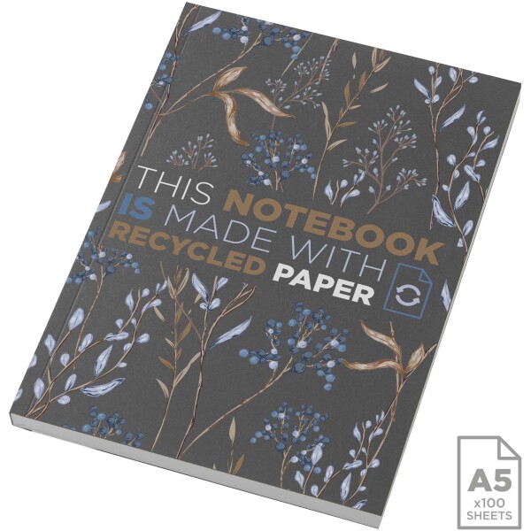 Recycled Novella Austen Softcover A5 Notebook - 100 Sheets
