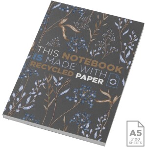 Recycled Novella Austen Softcover A5 Notebook - 100 Sheets - Reklamnepredmety