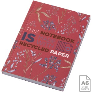Recycled A6 Softcover Novella Austen Notebook - 100 Sheets - Reklamnepredmety