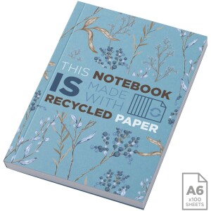 Recycled A6 Softcover Novella Austen Notebook - 100 Sheets - Reklamnepredmety