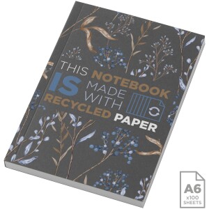 Recycled A6 Softcover Novella Austen Notebook - 100 Sheets - Reklamnepredmety