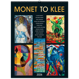 Wall calendar Monet to Klee 2026 - Reklamnepredmety