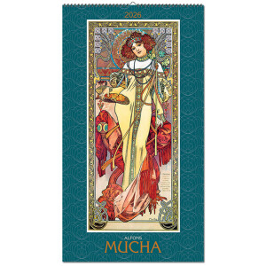 Wall calendar Alfons Mucha 2026 - Reklamnepredmety