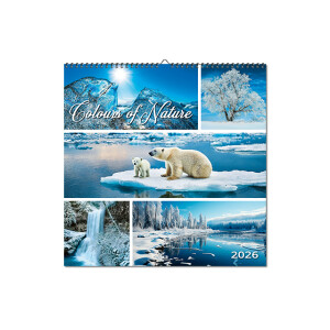 Wall calendar Colors of nature 2026 - Reklamnepredmety