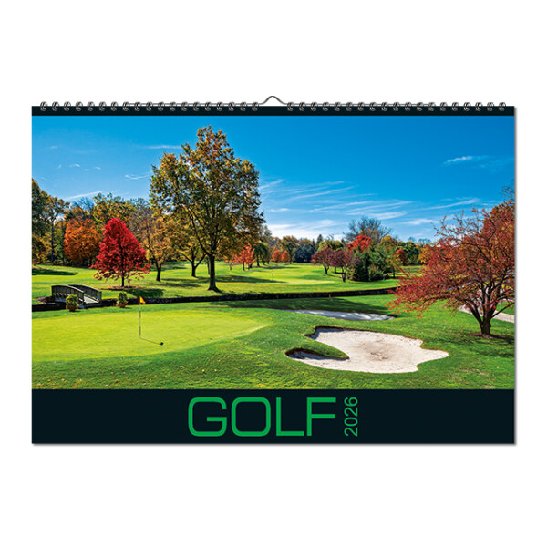 Wall calendar Golf 2026