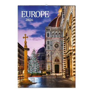 Wall calendar Europe 2026 - Reklamnepredmety