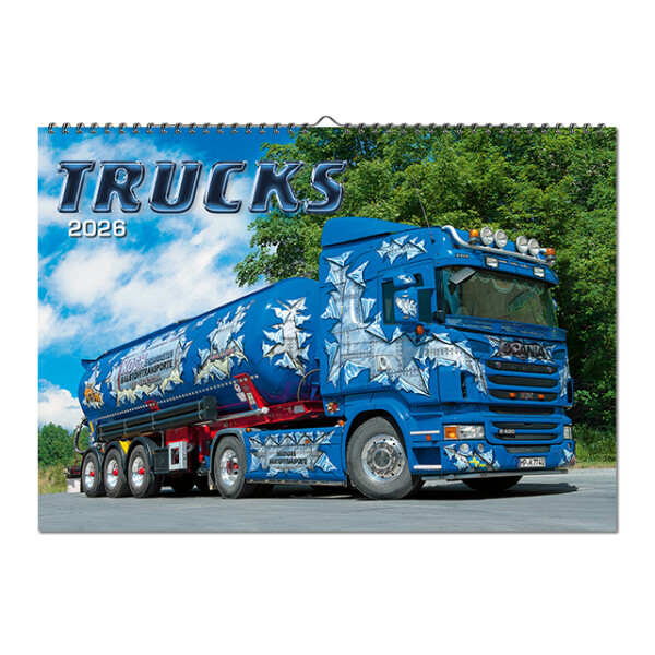 Trucks 2026 Wall Calendar