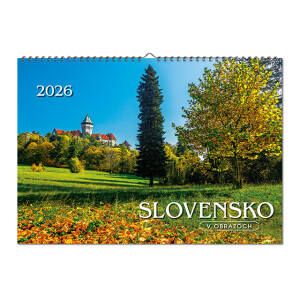 Wall calendar Slovakia in pictures 2026 - Reklamnepredmety