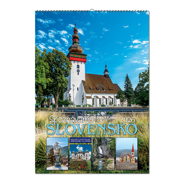 Wall calendar Getting to know Slovakia 2026