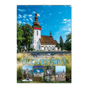 Wall calendar Getting to know Slovakia 2026 - Reklamnepredmety