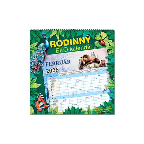 Wall calendar Family ECO calendar 2026