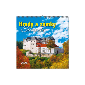 Wall calendar Castles and chateaux of Slovakia 2026 - Reklamnepredmety