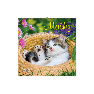 Wall calendar Cats 2026 - Reklamnepredmety