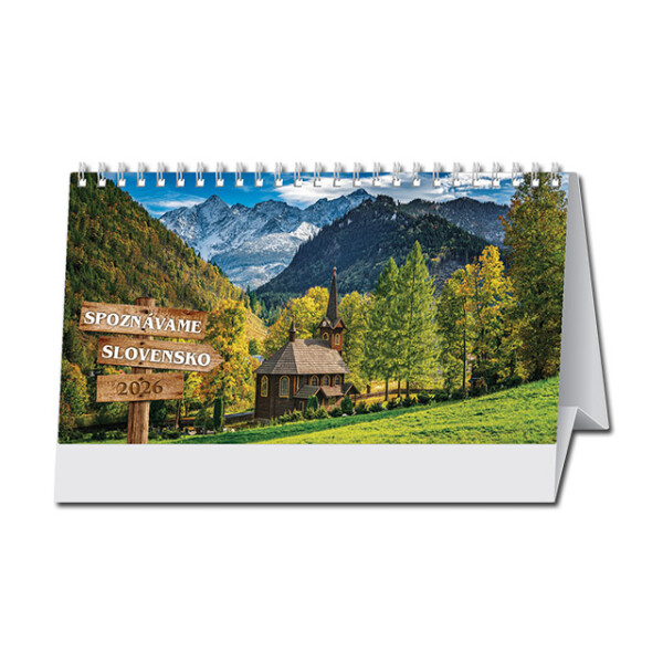 Desk calendar Getting to know Slovakia desk 2026