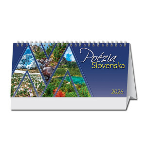 Desk calendar Poetry of Slovakia 2026 - Reklamnepredmety