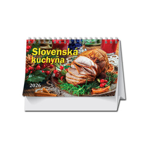 Table calendar Slovak cuisine 2026 - Reklamnepredmety